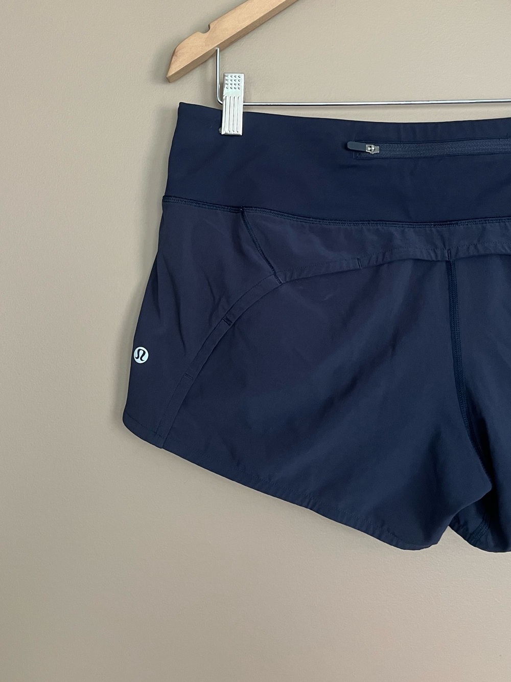 EUC lululemon athletica Navy Blue Athletic Shorts - Picture 5 of 11